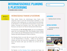 Tablet Screenshot of besteinternatsschule.wordpress.com