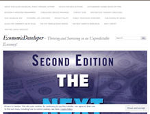 Tablet Screenshot of economicdeveloper.wordpress.com