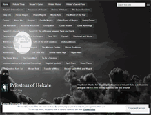 Tablet Screenshot of hekatescircle.wordpress.com