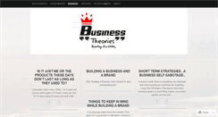 Desktop Screenshot of businesstheories.wordpress.com