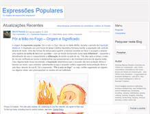 Tablet Screenshot of expressoespopulares.wordpress.com