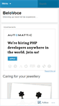 Mobile Screenshot of belovoce.wordpress.com