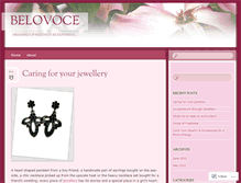 Tablet Screenshot of belovoce.wordpress.com