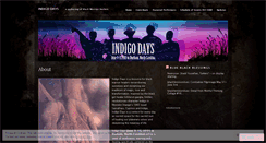 Desktop Screenshot of indigodays.wordpress.com