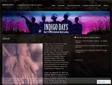 Tablet Screenshot of indigodays.wordpress.com