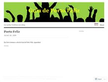 Tablet Screenshot of guiaportofeliz.wordpress.com