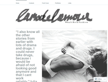 Tablet Screenshot of lamodelamour.wordpress.com