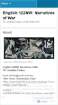 Mobile Screenshot of narrativesofwarforbes.wordpress.com