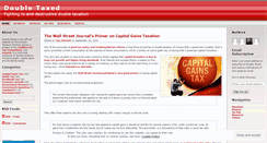 Desktop Screenshot of doubletaxed.wordpress.com