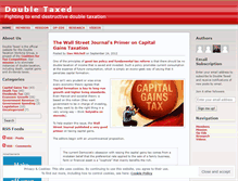 Tablet Screenshot of doubletaxed.wordpress.com