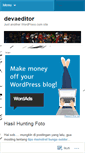 Mobile Screenshot of devaeditor.wordpress.com
