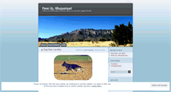 Desktop Screenshot of pawsupabq.wordpress.com
