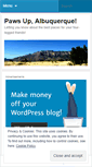 Mobile Screenshot of pawsupabq.wordpress.com