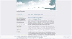 Desktop Screenshot of diosprovee.wordpress.com