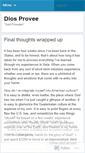 Mobile Screenshot of diosprovee.wordpress.com