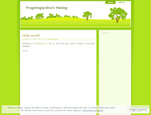 Tablet Screenshot of progettogiardino.wordpress.com