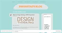 Desktop Screenshot of dm10187343.wordpress.com