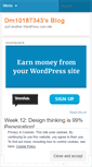 Mobile Screenshot of dm10187343.wordpress.com