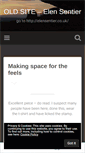 Mobile Screenshot of elensentier.wordpress.com
