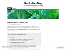 Tablet Screenshot of gaufire.wordpress.com