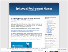 Tablet Screenshot of episcopalretirement.wordpress.com
