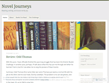 Tablet Screenshot of noveljourneys.wordpress.com