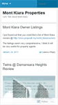 Mobile Screenshot of montkiaraproperties.wordpress.com