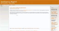 Desktop Screenshot of confianzadigital.wordpress.com
