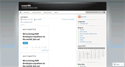 Desktop Screenshot of aouatef86.wordpress.com