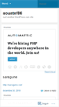 Mobile Screenshot of aouatef86.wordpress.com
