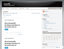 Tablet Screenshot of aouatef86.wordpress.com