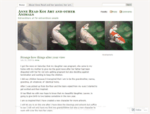 Tablet Screenshot of koiart.wordpress.com
