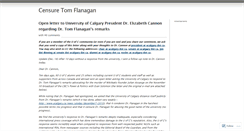 Desktop Screenshot of censureflanagan.wordpress.com