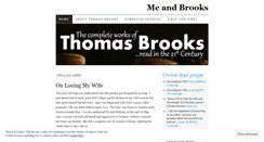 Desktop Screenshot of meandbrooks.wordpress.com