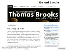 Tablet Screenshot of meandbrooks.wordpress.com