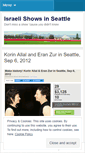 Mobile Screenshot of israshows.wordpress.com