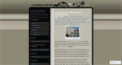 Desktop Screenshot of coloradospringsartist.wordpress.com
