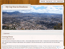 Tablet Screenshot of hondurasgapyear.wordpress.com