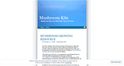 Desktop Screenshot of mushroomkits.wordpress.com