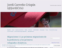 Tablet Screenshot of jordicarreno.wordpress.com