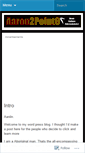 Mobile Screenshot of aaron2point0.wordpress.com