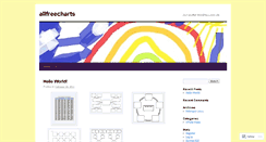 Desktop Screenshot of allfreecharts.wordpress.com