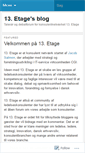 Mobile Screenshot of 13etage.wordpress.com