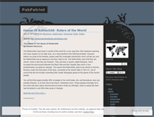 Tablet Screenshot of pakpatriot.wordpress.com