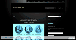 Desktop Screenshot of musictimeline.wordpress.com