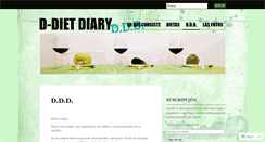 Desktop Screenshot of ddietdiary.wordpress.com