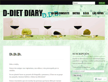Tablet Screenshot of ddietdiary.wordpress.com