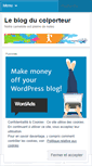 Mobile Screenshot of lecolporteur.wordpress.com