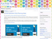 Tablet Screenshot of funfreetips.wordpress.com