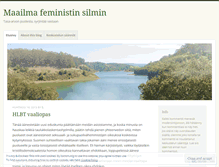 Tablet Screenshot of feministi.wordpress.com